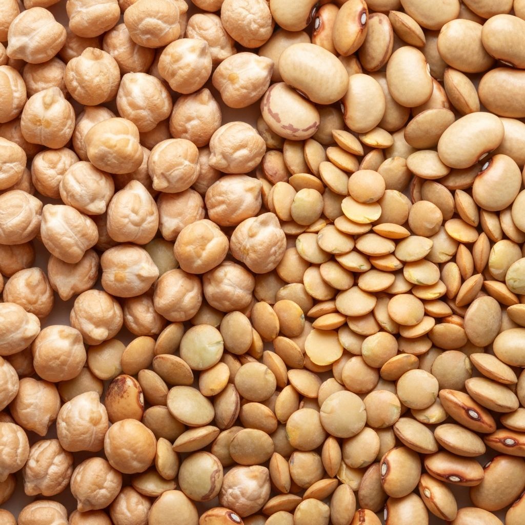 Tekstur makro sumber protein